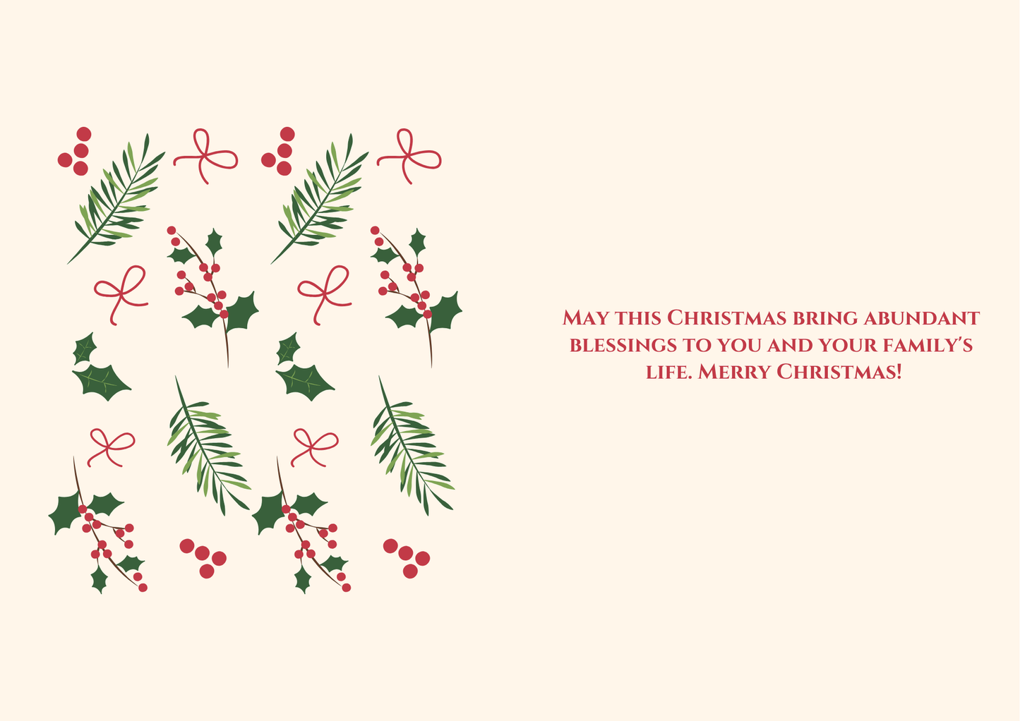 Christmas Tree Christmas Card