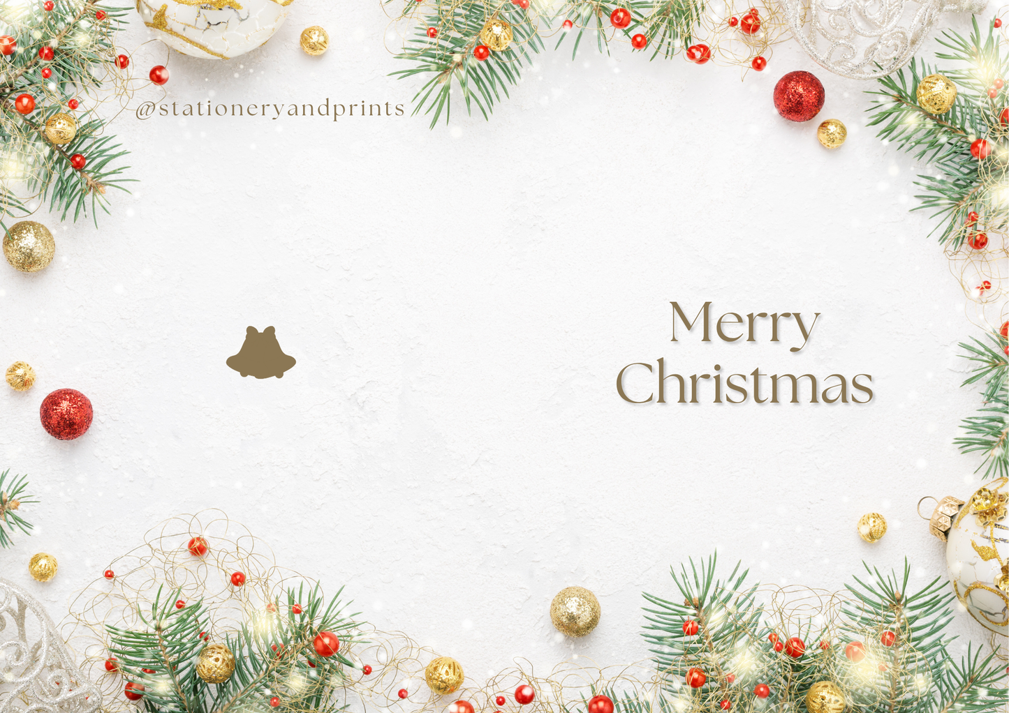 Floral Christmas Card