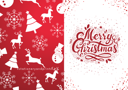 Reindeer Christmas Card