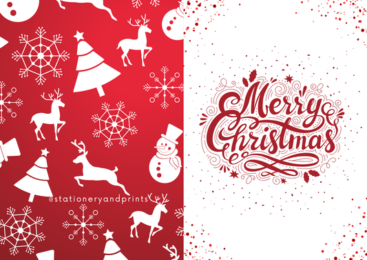 Reindeer Christmas Card