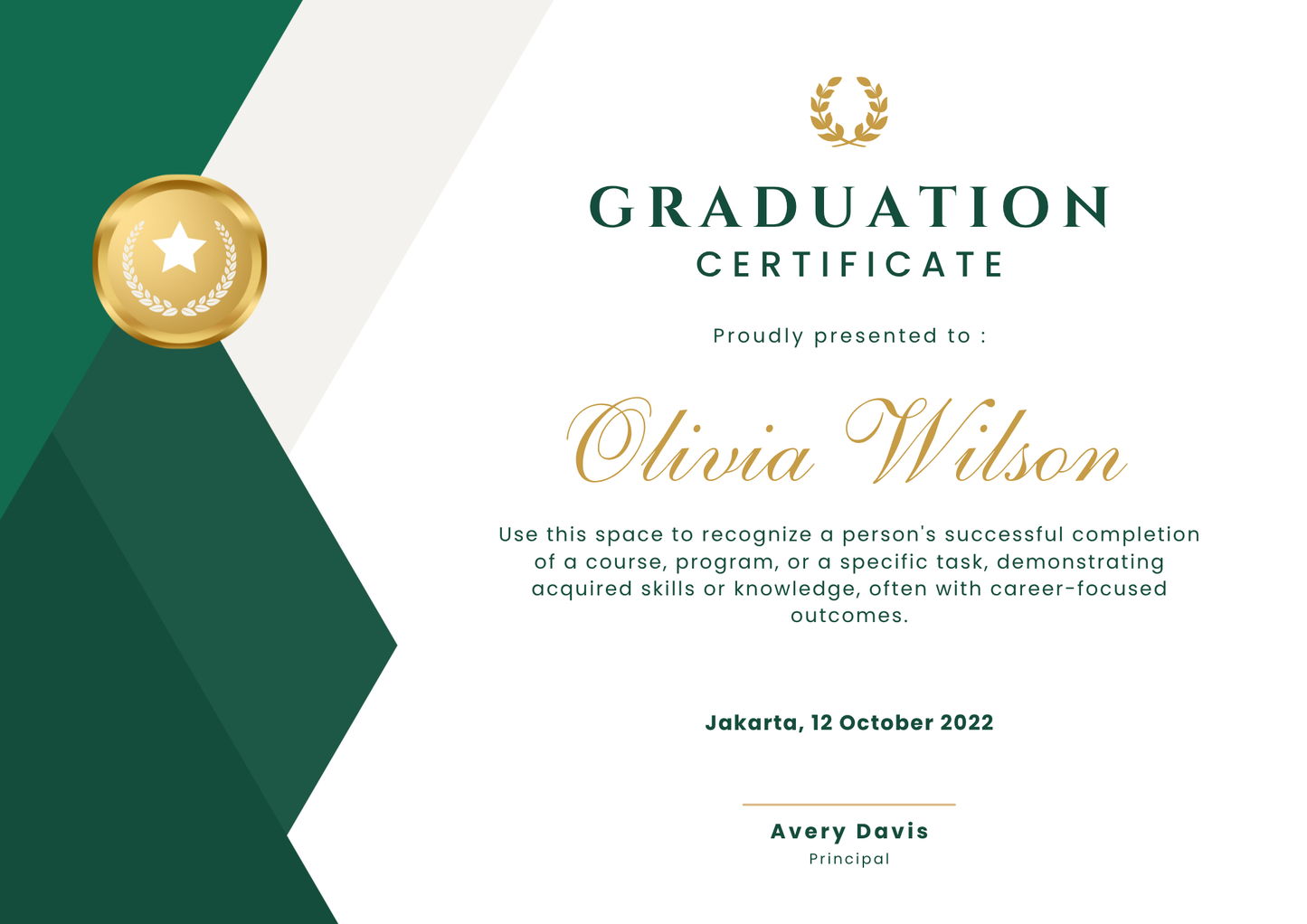 Graduation Certificate