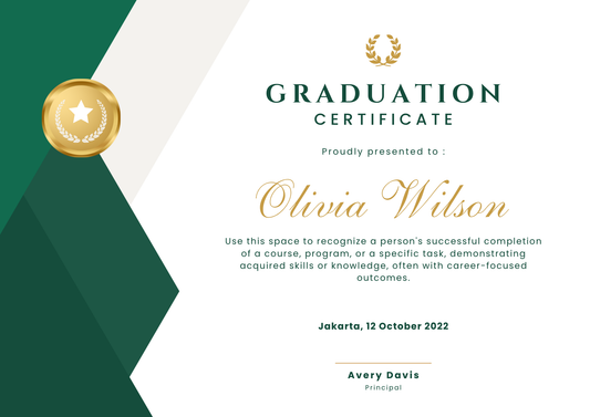 Graduation Certificate