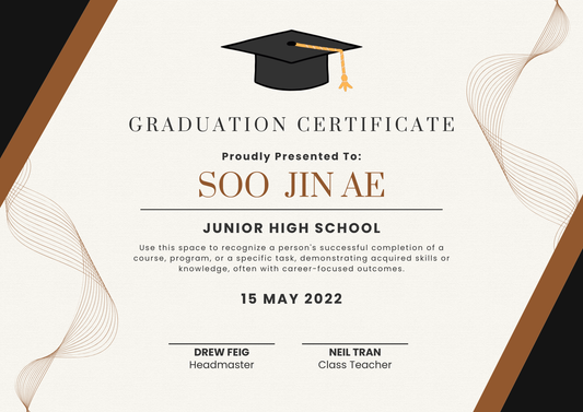 Graduation Certificate