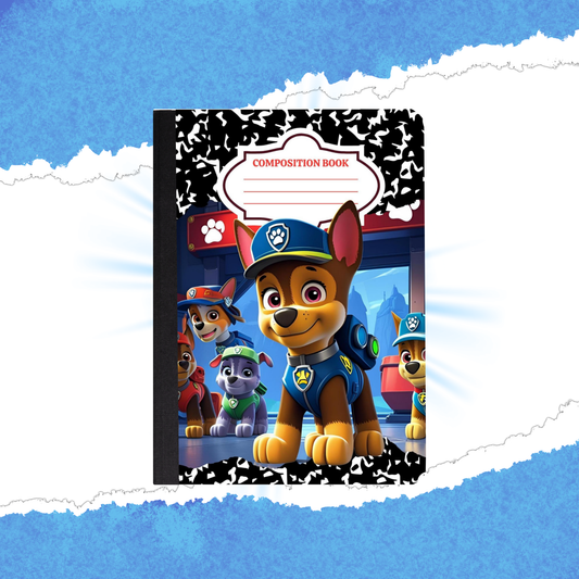 Paw Patrol Composition Book Cover