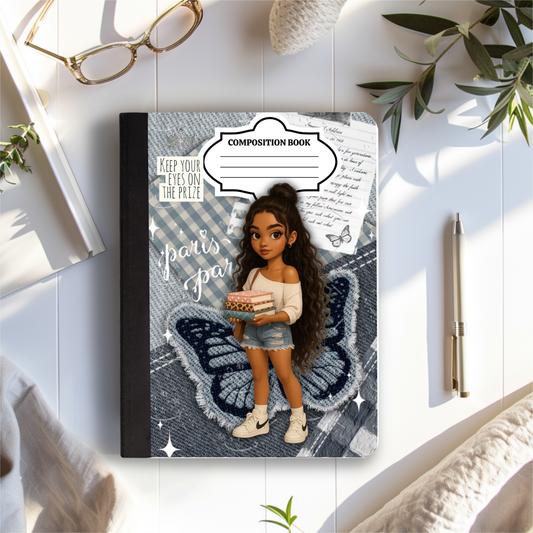 Jeans Inspired Composition Book Cover