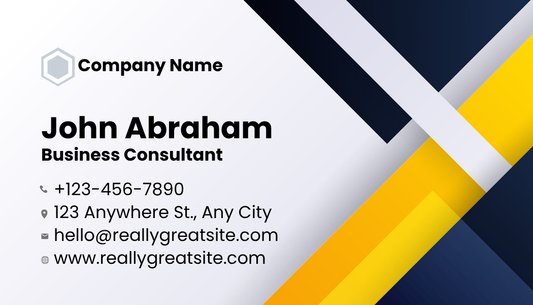 Geometric Business Card