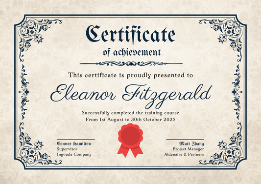 Certificate of Achievement