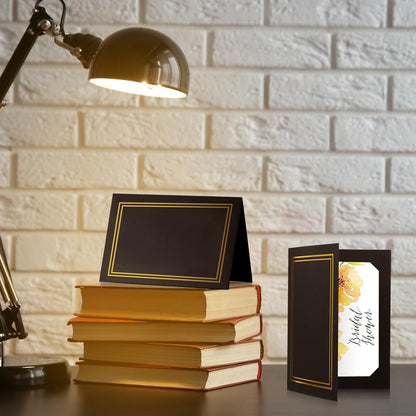 Photo Holder - Black and Gold
