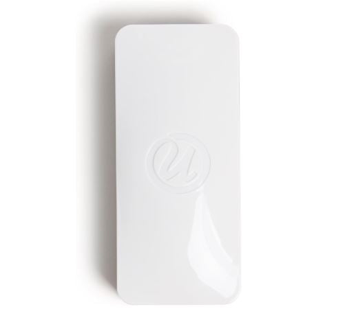 Magnetic Dry Erase Board Felt Eraser, 2"x5"x1", White, Lightweight Modern Design