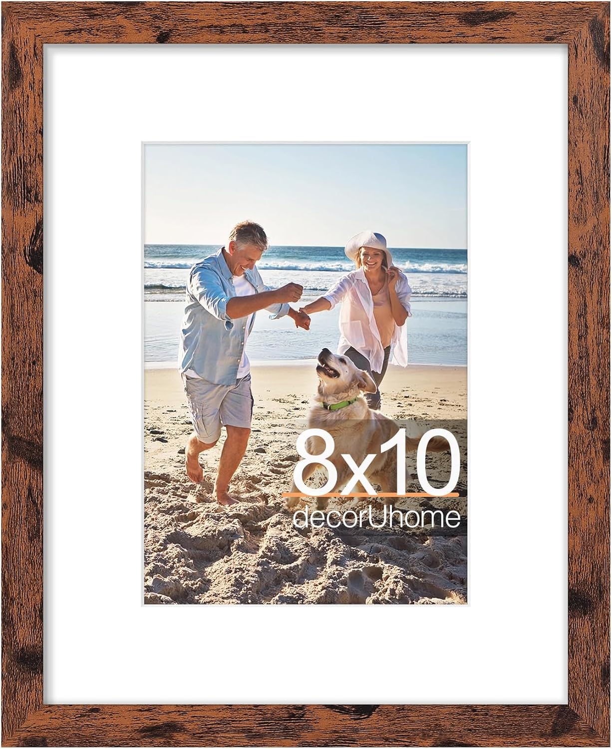 8x10 Picture Frame - Distressed Brown