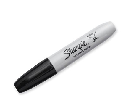 Sharpie Permanent Marker Chisel Tip, Black